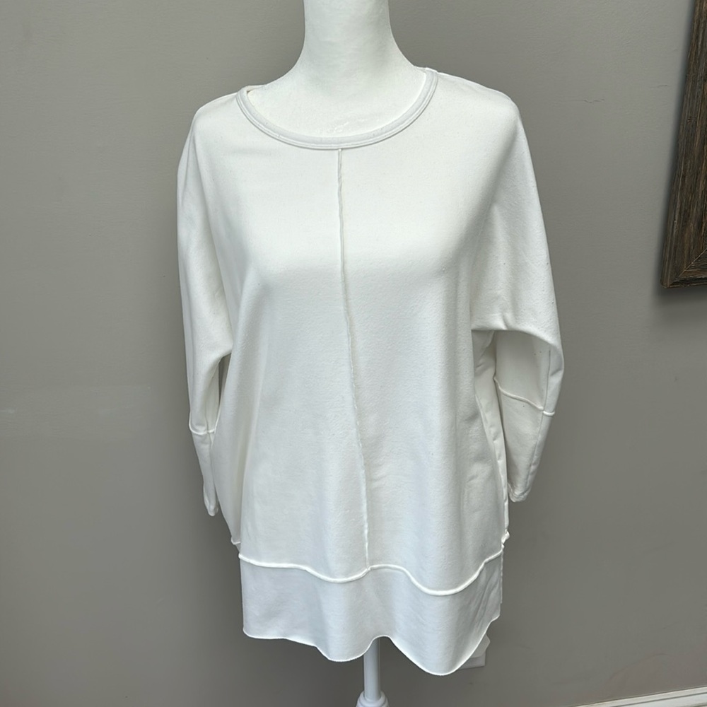 Spanx tunic top white cotton